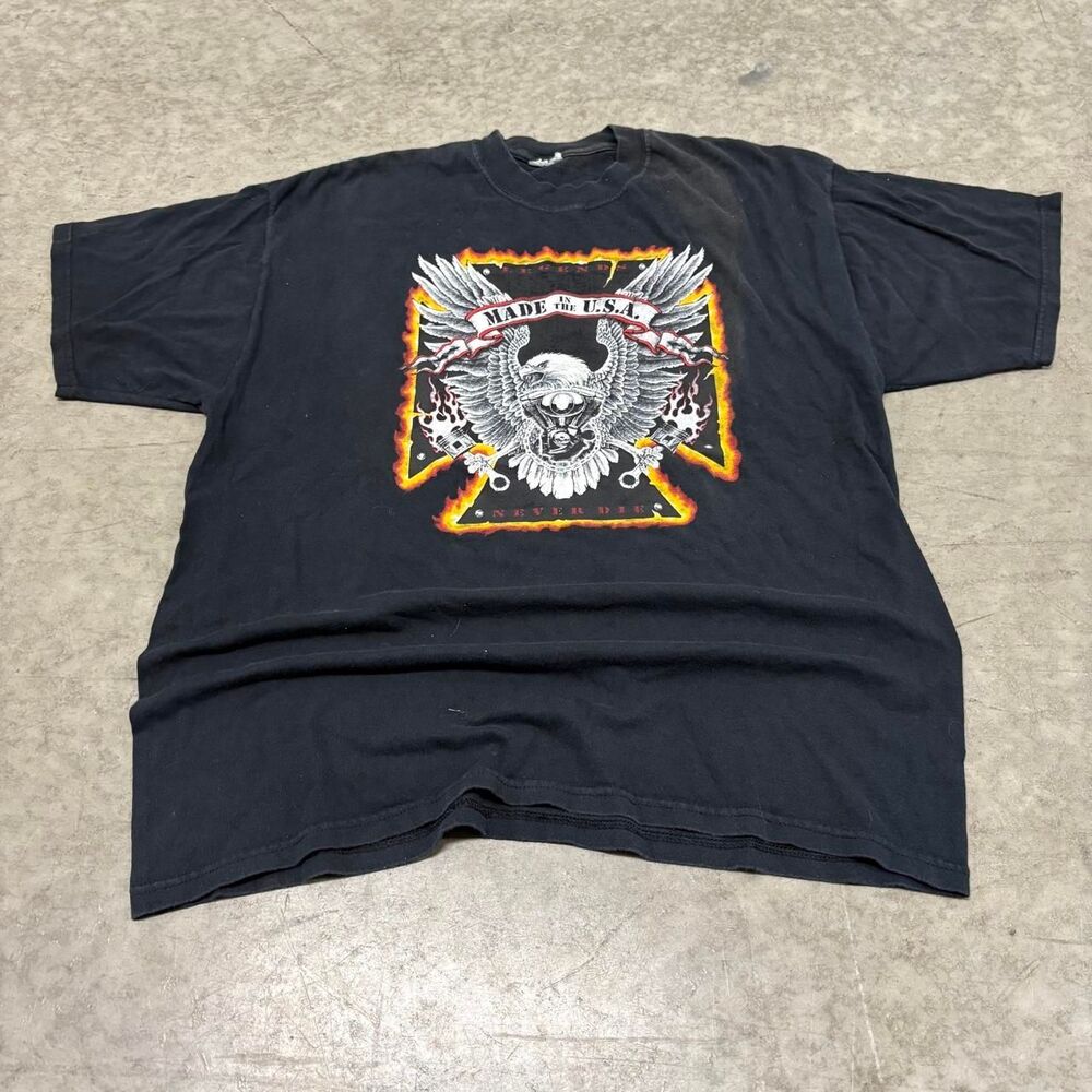 Harley-davidson Men's Black T-shirt